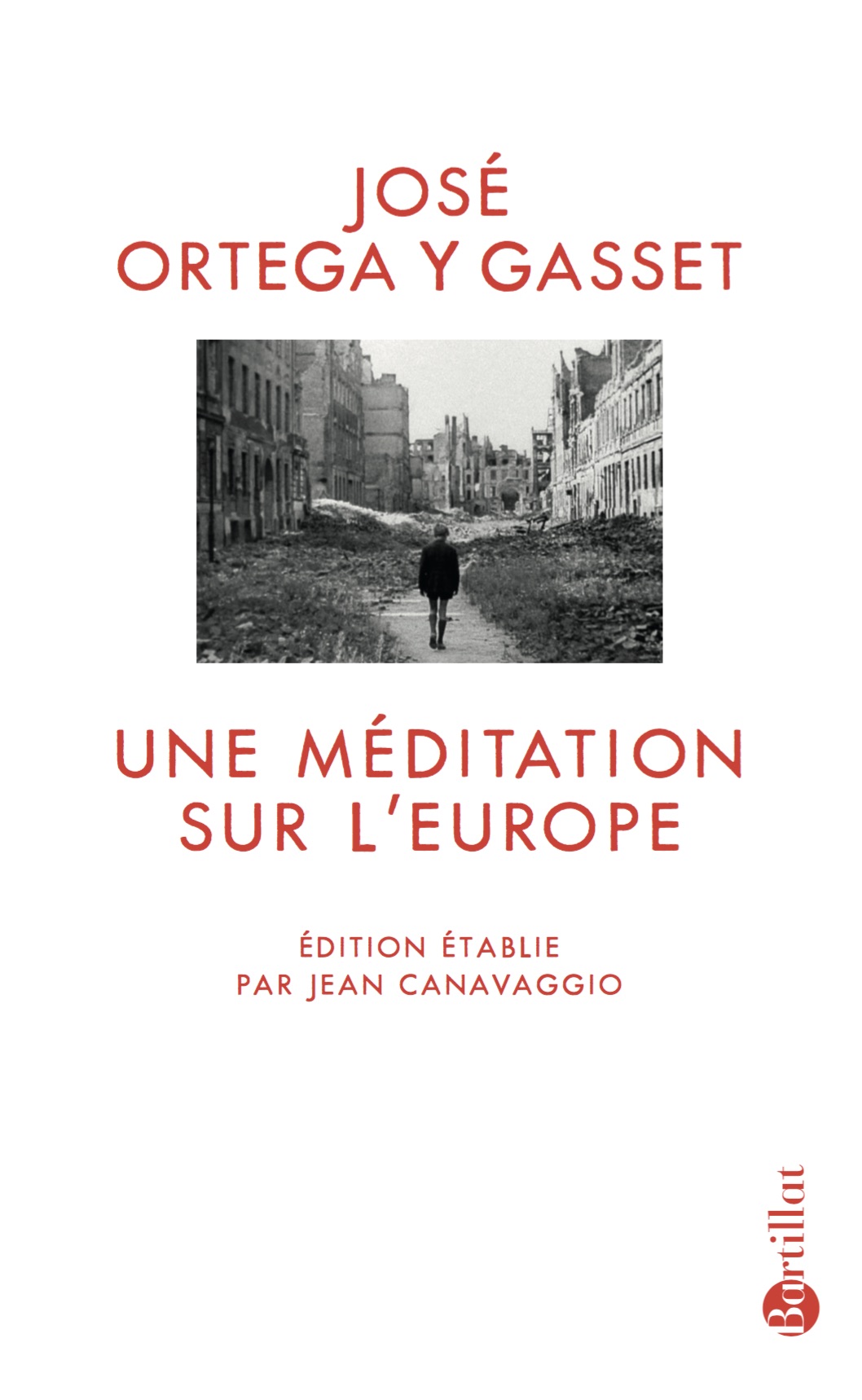 Couverture Une méditation sur l'Europe - José Ortega y Gasset